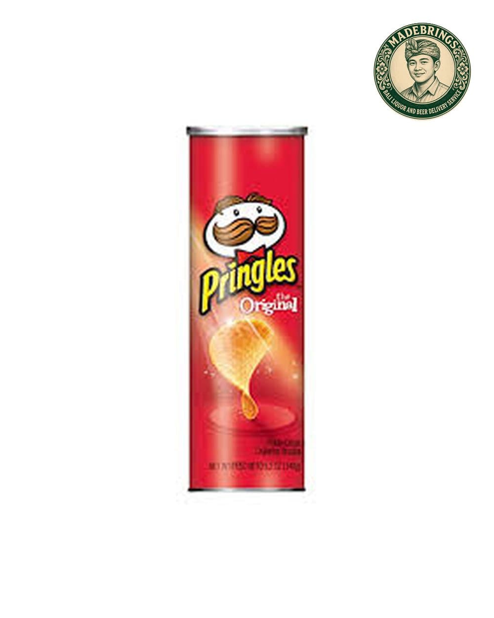 Pringles Original 110g with the MadeBrings emblem
